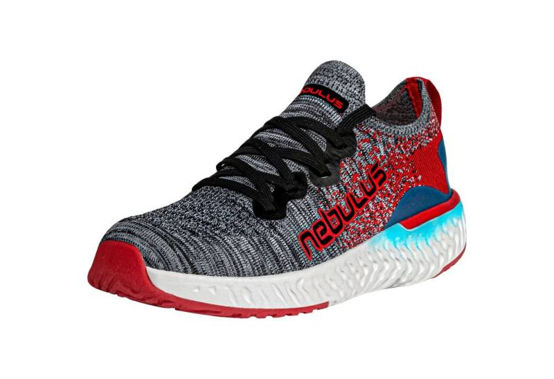 Nebulus UNIQUE, P5789 - Damen, schwarz-rot_mel, 36 Sneaker von Nebulus