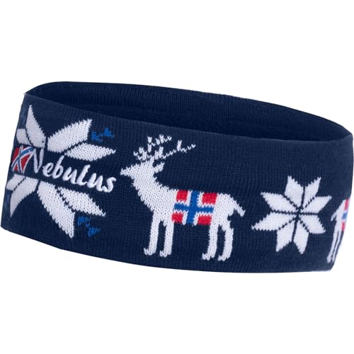 Nebulus Unisex Stirnband BORDY, stylisches Stirnband, warm und kuschelig, navy - onesize von Nebulus