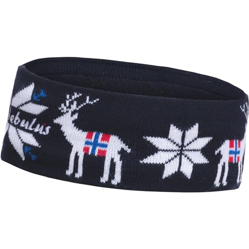 Nebulus Unisex Stirnband BORDY, stylisches Stirnband, warm und kuschelig, schwarz - onesize von Nebulus