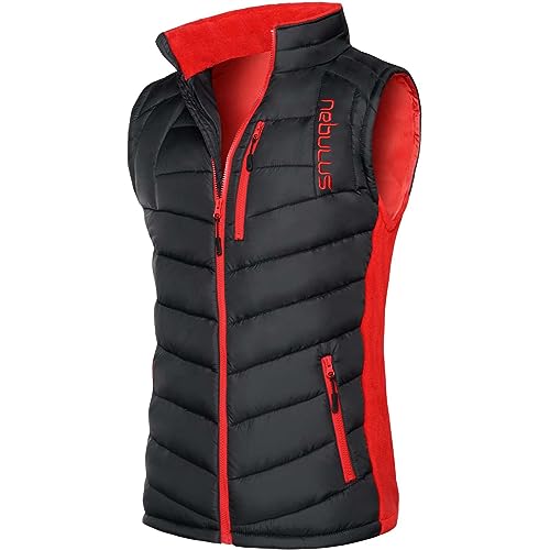 Nebulus Weste REVIVAL Herren (Model: P4738 - Herren, schwarz - rot; Größe: 3XL) FBA von Nebulus