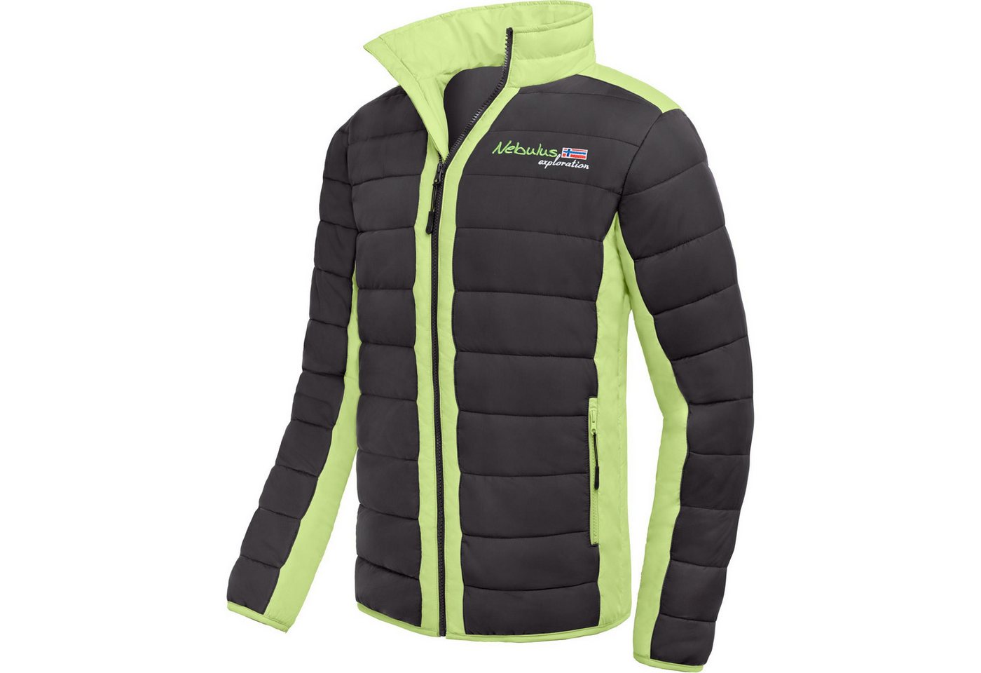 Nebulus Winterjacke FIGHT, P5903 - Herren, schwarz-lime, XL von Nebulus