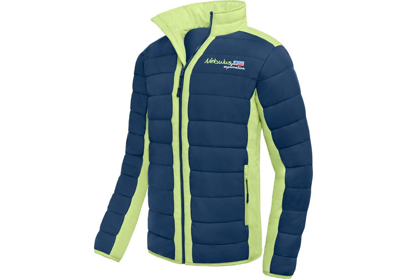 Nebulus Winterjacke FIGHT, P5905 - Herren, navy-lime, XXL von Nebulus