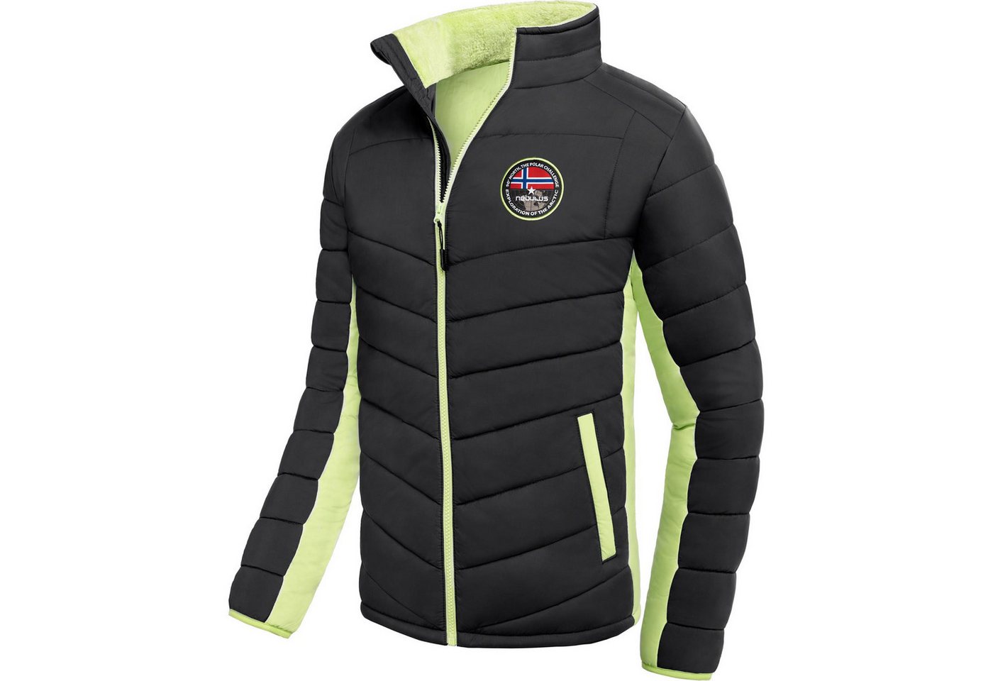 Nebulus Winterjacke GENIUS, P5851 - Herren, schwarz-lime, XL von Nebulus