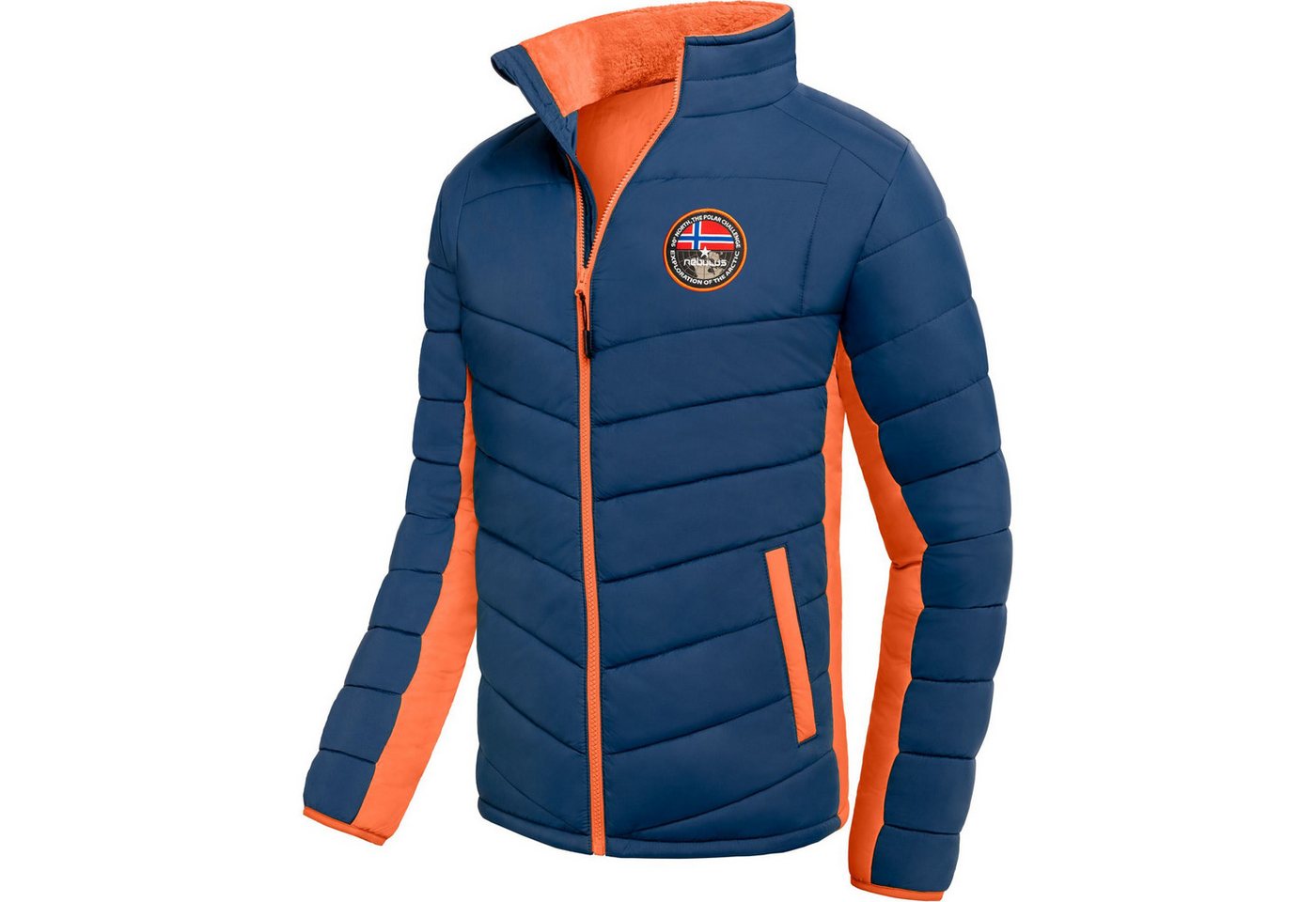 Nebulus Winterjacke GENIUS, P5853 - Herren, navy-orange, XXL von Nebulus