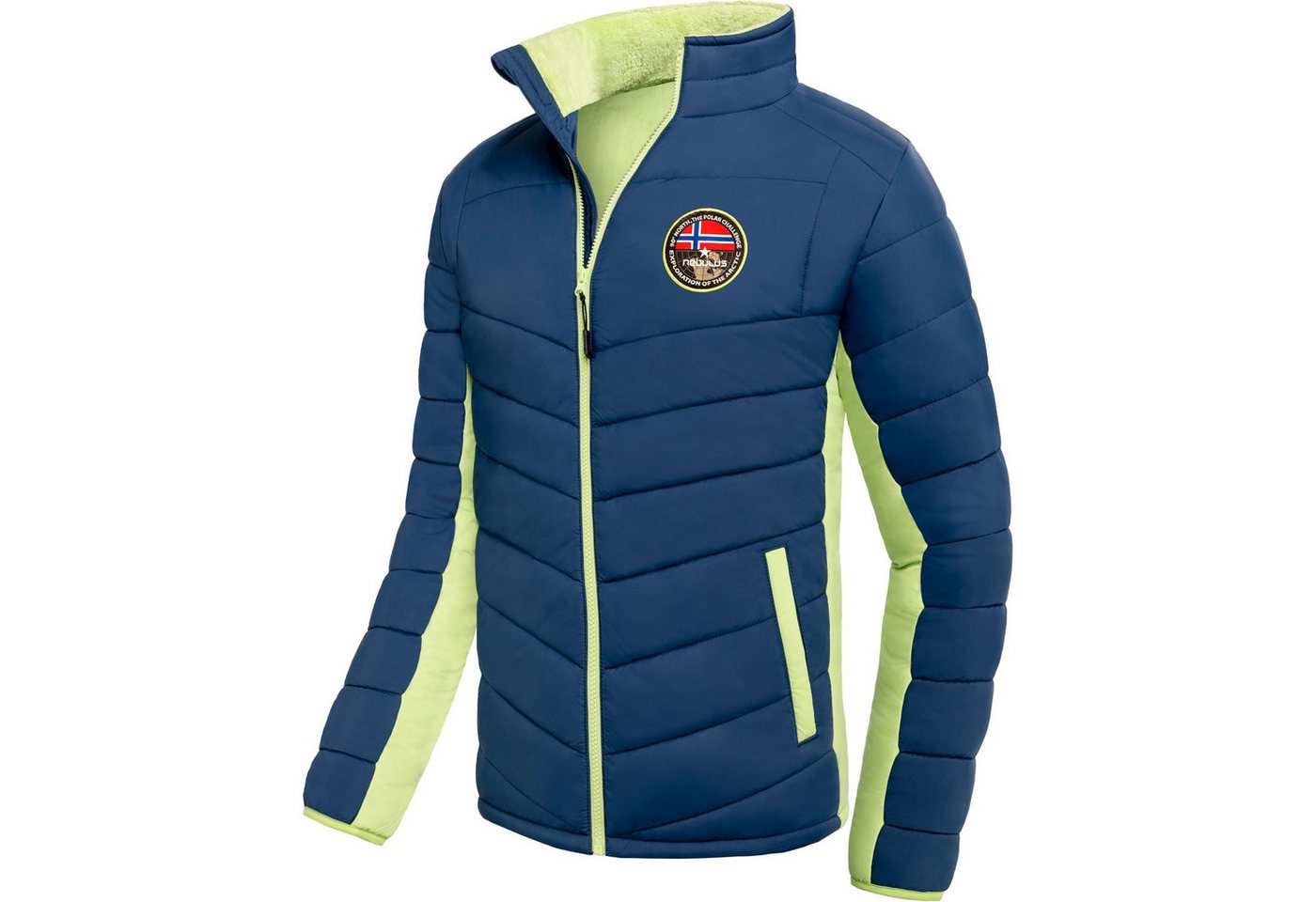 Nebulus Winterjacke GENIUS, P5854 - Herren, navy-lime, S von Nebulus