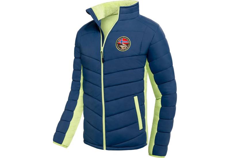 Nebulus Winterjacke GENIUS, P5854 - Herren, navy-lime, S von Nebulus