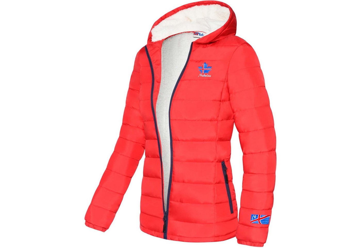 Nebulus Winterjacke GLOWFUR, P4837 - Damen, rot, S/36 von Nebulus