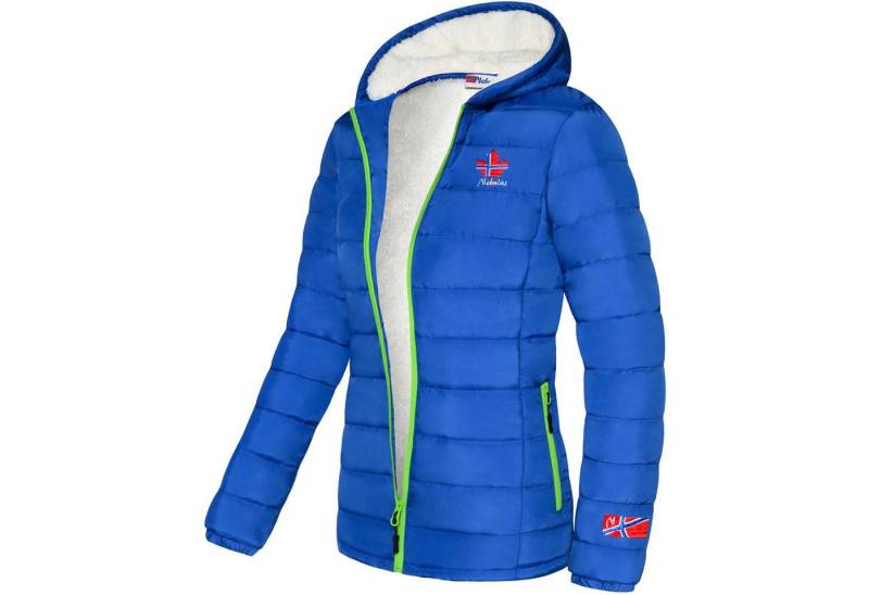 Nebulus Winterjacke GLOWFUR, P4838 - Damen, kobaltblau, S/36 von Nebulus