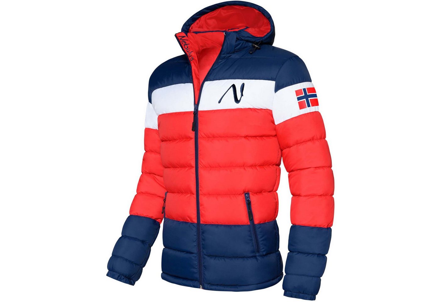 Nebulus Winterjacke MIXUP, P4830 - Herren, rot-blau, S von Nebulus