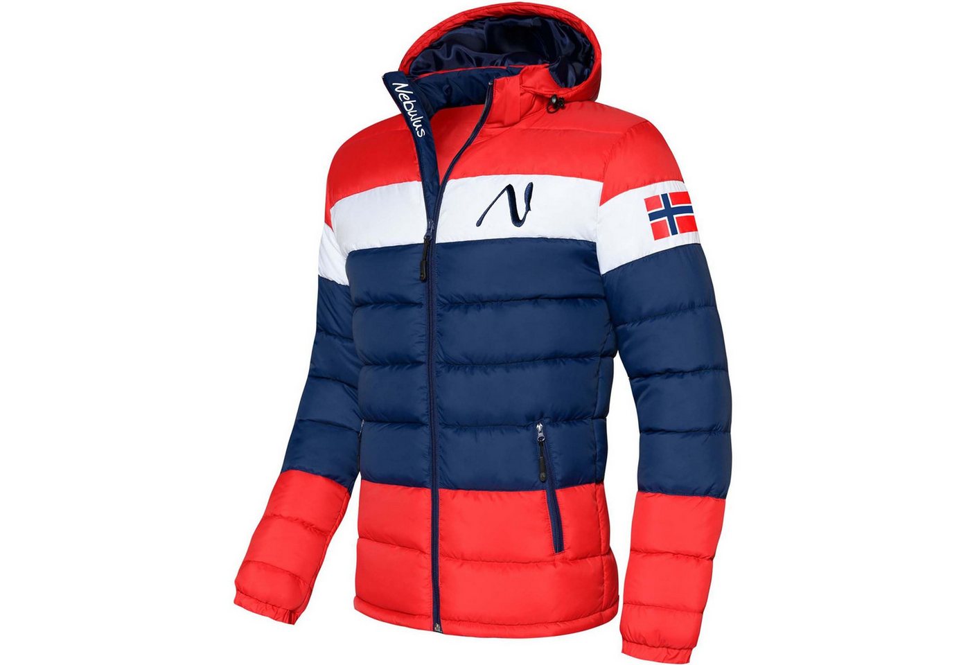 Nebulus Winterjacke MIXUP, P4831 - Herren, blau-rot, XL von Nebulus