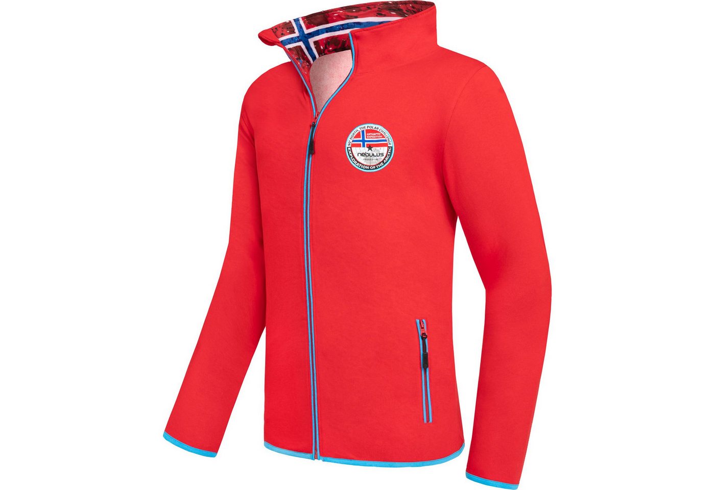 Nebulus Wolljacke COUNTY, P5473 - Herren, rot, S von Nebulus