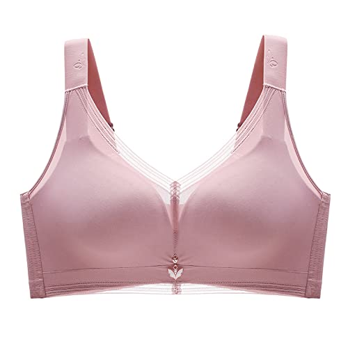 Necalisi BH Damen Lila Damen BH - Dessous Ohne Buegel BH für Große und Kleine Brüste - Unterwäsche für Frauen Damen BH Push up 115C von Necalisi