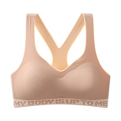 Necalisi Damen-BHS Hellgelb BH für hohe Belastungen, für Yoga, Fitnessstudio, Training, Fitness, Übergröße Balconette BH Push up 85C von Necalisi