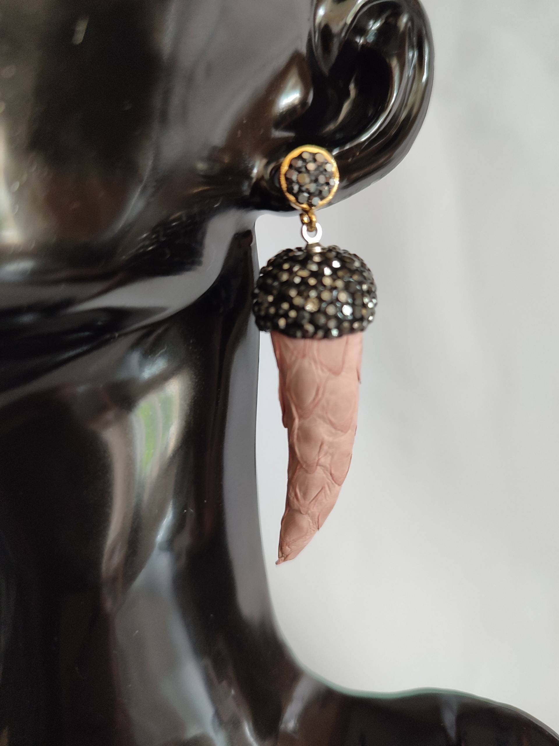 Ohrringe Rosa von NecipsVintage