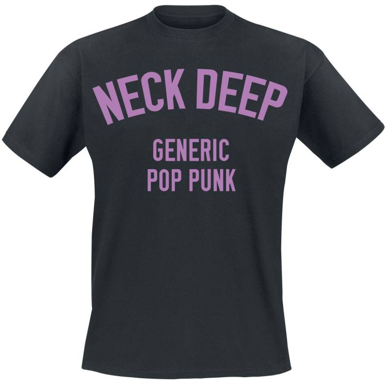 Neck Deep T-Shirt - Too Pop For Punk - S bis XL - für Männer - Größe XL - schwarz  - Lizenziertes Merchandise! von Neck Deep