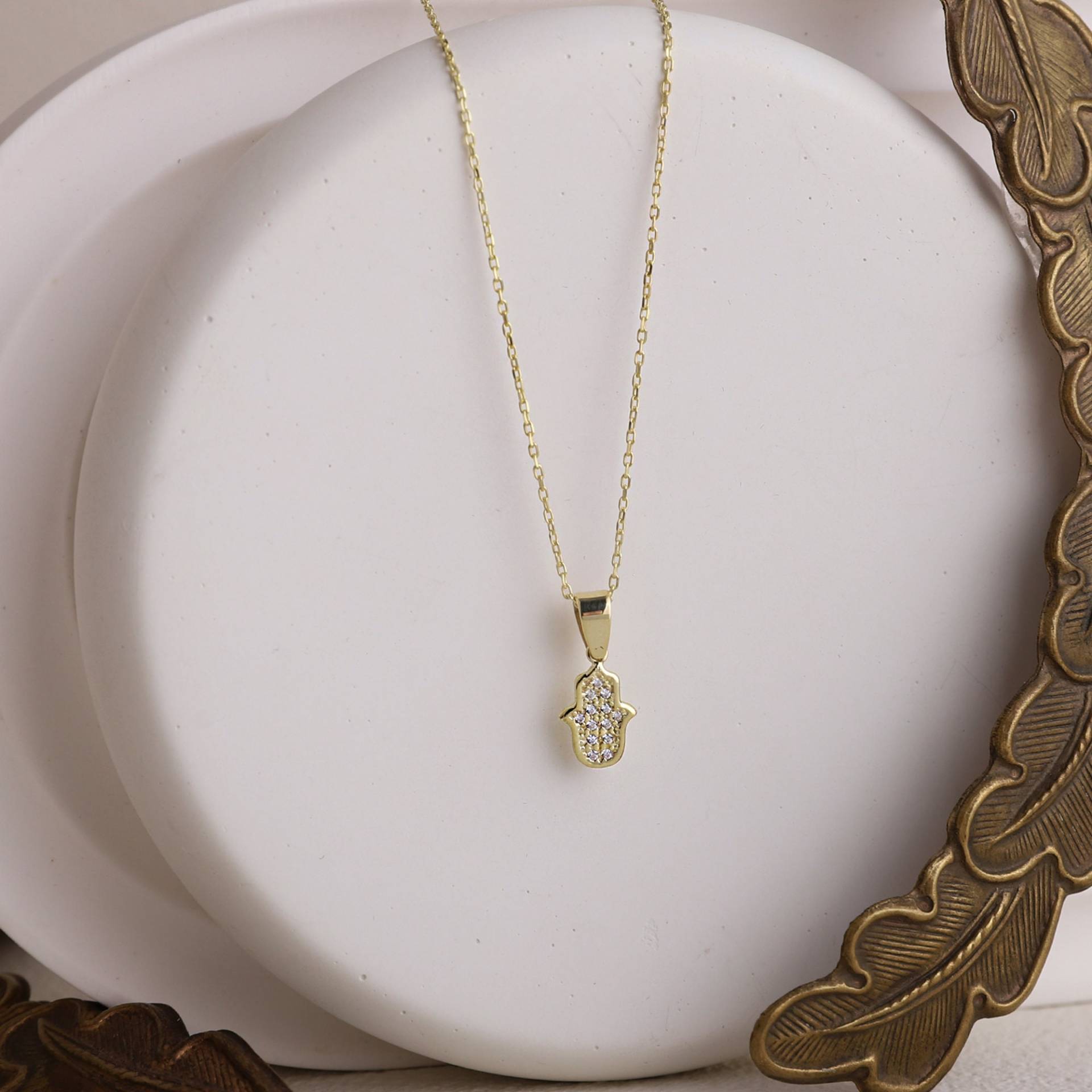 Hand Der Fatima Halskette Hamsa Mit Cz Diamanten Schutz Geschenke Für Sie Hand Der Fatima Halskette Hamsa Mit Cz Diamanten Schutz Geschenke Für Sie von NecklaceDreamWorld