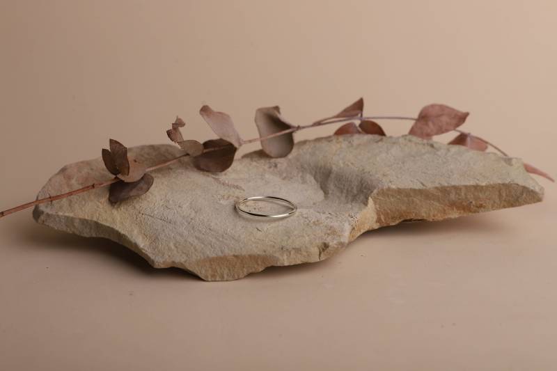 Sterling Silber Midi Ring Schmaler Stapelbarer Knöchelring von NecklaceDreamWorld