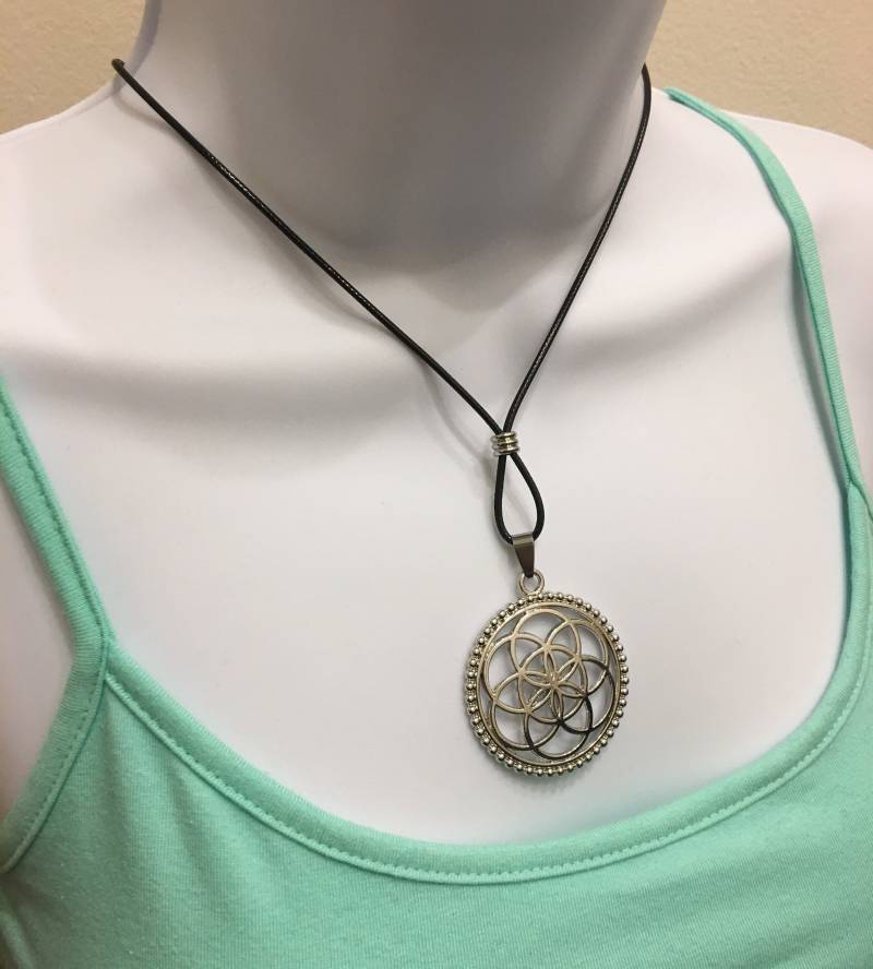 Samen Des Lebens Halskette, 2mm 17-18 Zoll Verstellbar Gewachste Baumwollkette Kordel Seil von NecklacesJC