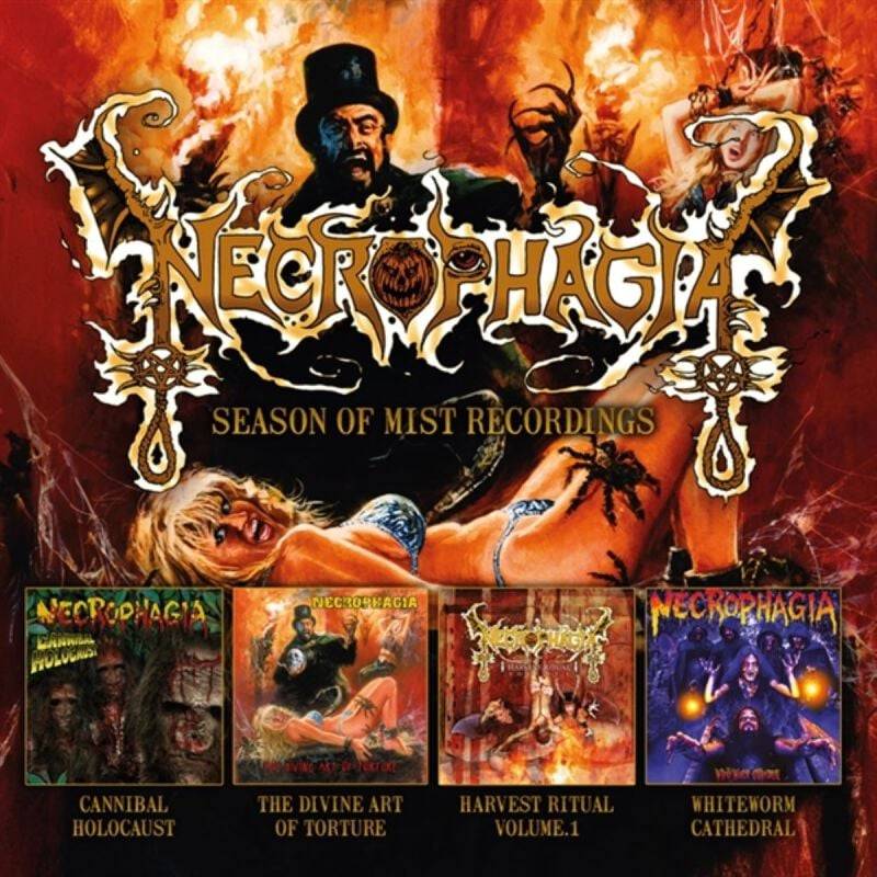 Season Of Mist Recordings von Necrophagia - 4-CD (Standard) von Necrophagia
