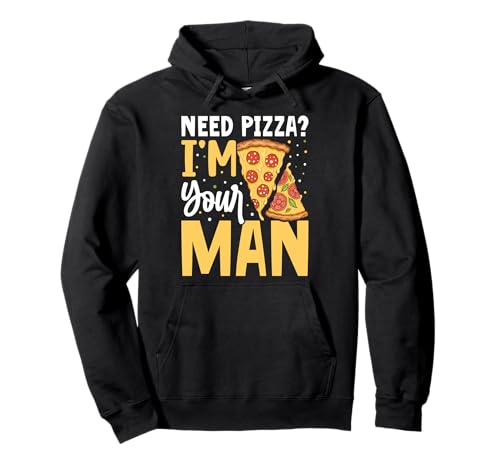 Brauchen Sie Pizza? I'm Your Man Pullover Hoodie Brauchen Sie Pizza? I'm Your Man Pullover Hoodie von Need Pizza? I'm Your Man Delivery Food Eat Gift