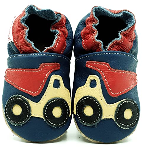 Need Sleep Lederpuschen Lederpatschen Lederschuhe Kinder Hausschuhe Kinderschuhe Kinderhausschuhe weiche Leder Krabbelschuhe Junge Mädchen Kleinkind Lederhausschuhe Puschen Lauflernschuhe von Need Sleep