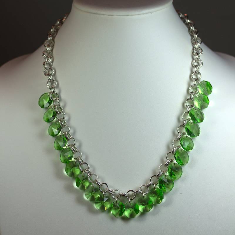 Silberkette Mit Rivolis Silberkette Mit Rivolis von NeedForBeads