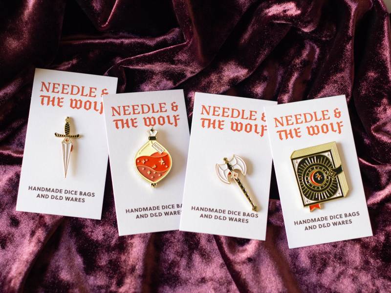 D&d Inventur Emaille Pins D&d Inventur Emaille Pins von NeedleAndTheWolf