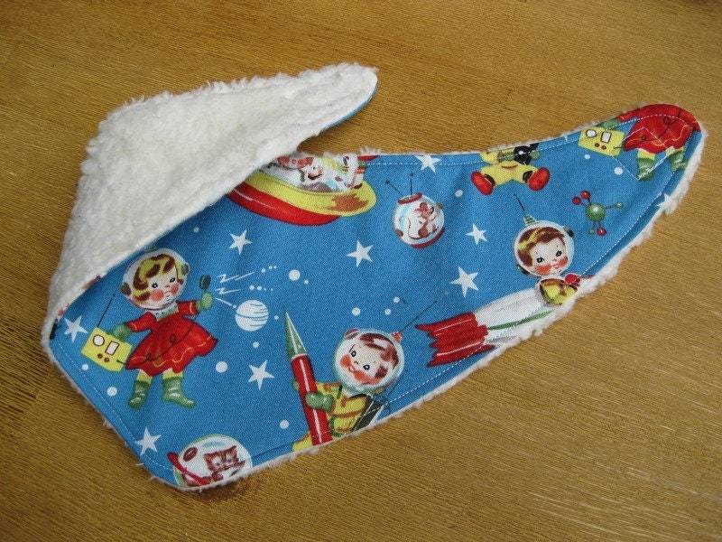 Dreieckstuch Halstuch Spucktuch Saugfähig Weich von NeedleArtGermany