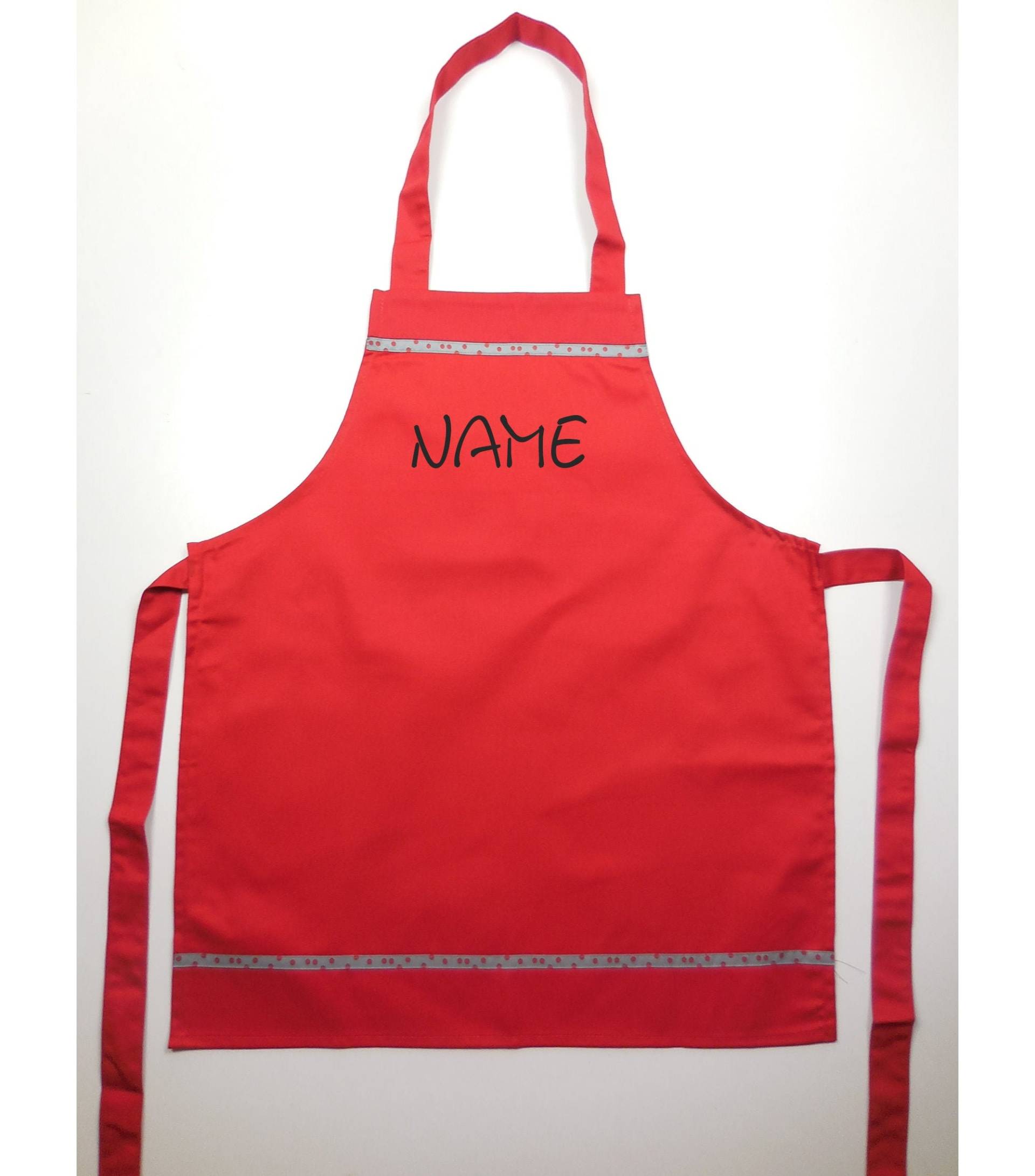 Kinderschürze Mit Namen Besticktbastelschürzemalkittelschürze Für Kindergeschenk Schultüteneedlecat Stickatelier von NeedleCatAtelier