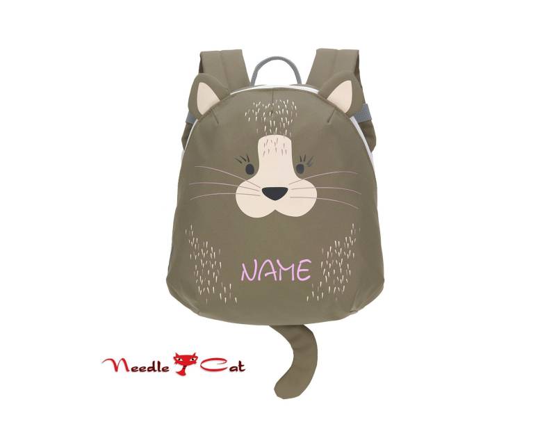 Lässig Kinder Rucksack Katze Mit Namen Bestickttiny Backpack About Friends Catkita Rucksackgeschenk Zur Geburtneedlecat von NeedleCatAtelier