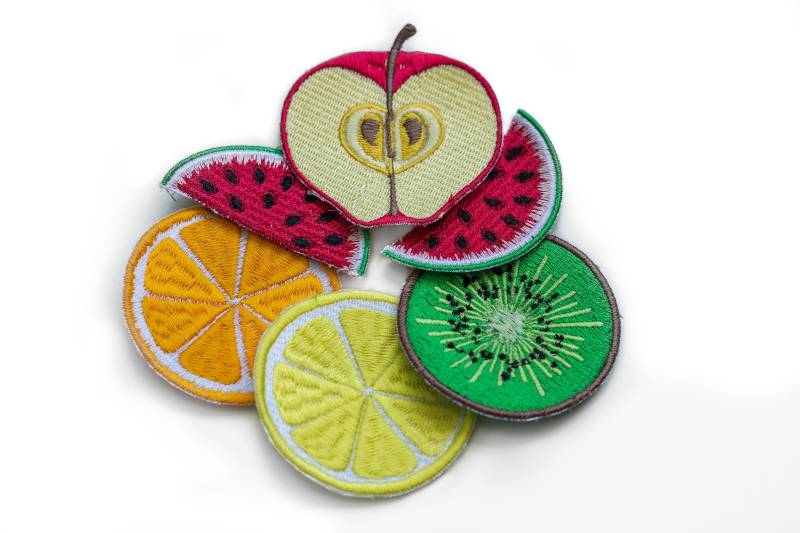 6Er-Set Gestickte Früchte, Obstaufnäher, Stickerei 6Er Set 6Er-Set Gestickte Früchte, Obstaufnäher, Stickerei 6Er Set von NeedleWitches