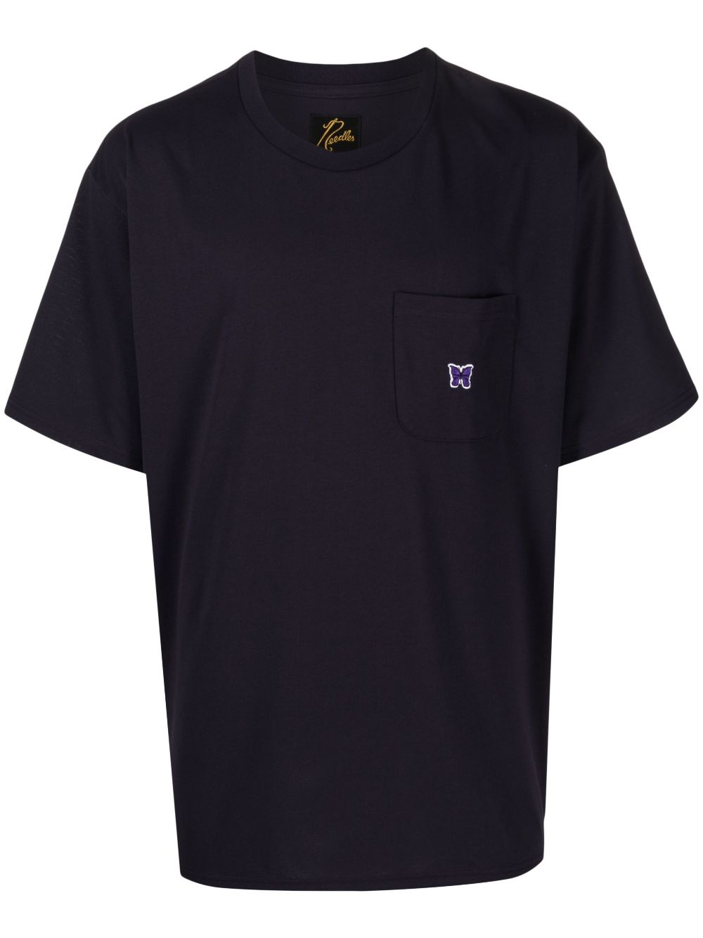 Needles T-Shirt mit Logo-Patch - Violett von Needles