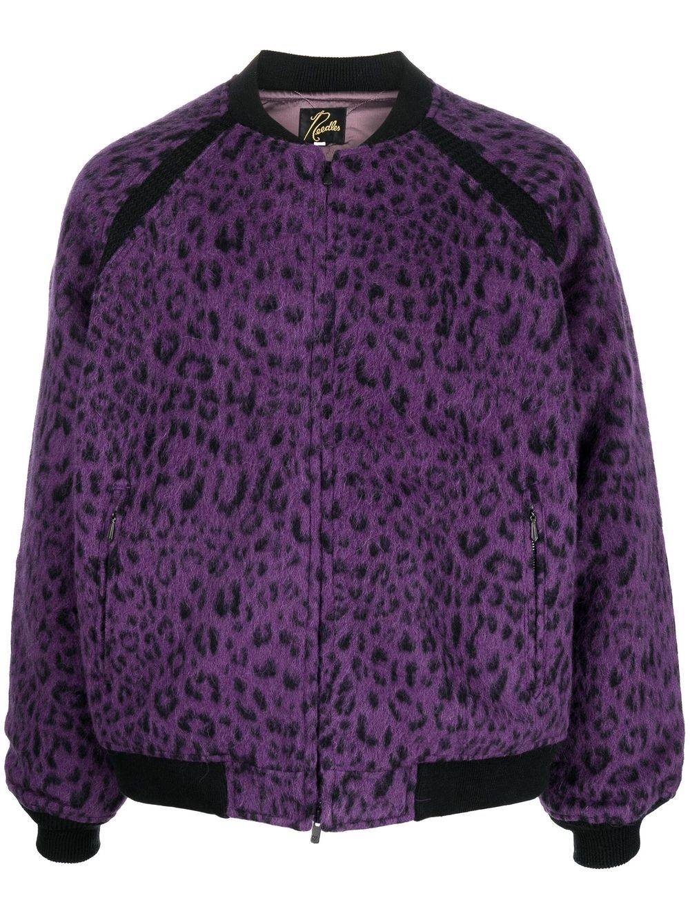 Needles Bomberjacke mit Zebra-Print - Violett von Needles