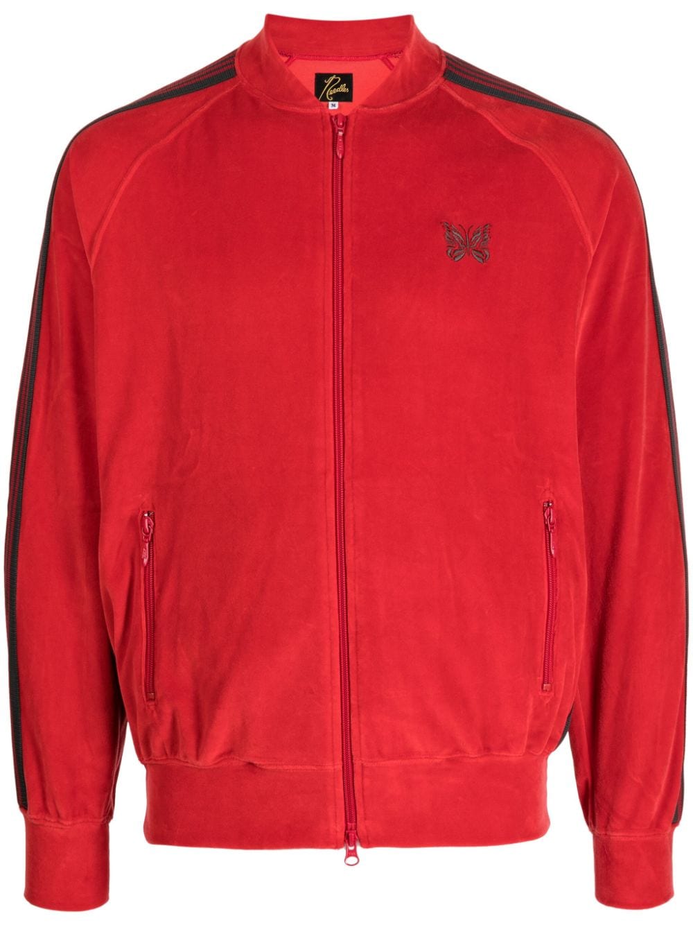 Needles Sportjacke aus Samt - Rot von Needles