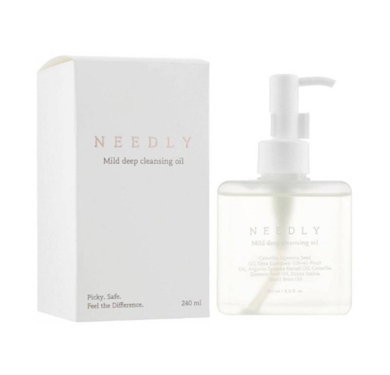 Needly Gesichts-Reinigungsmaske NEEDLY, Mild Deep Cleansing Oil - 240 ml, Mildes Reinigungsöl für alle Hauttypen, auch empfindliche Haut von Needly