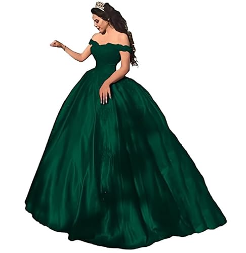 Neejafrog Ab Schulter Spitze Applique Abschlussballkleider Glitzernde Satin Quinceanera Kleid Sweetheart Ballkleider von Neejafrog