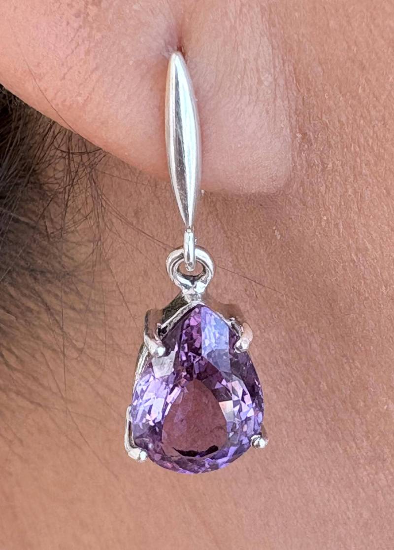 Amethyst Sterling Silber Ohrringe von NeetaGupta