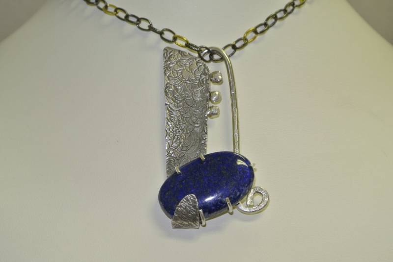 Lapis Lazuli Sterling Silber Anhänger von NeetaGupta