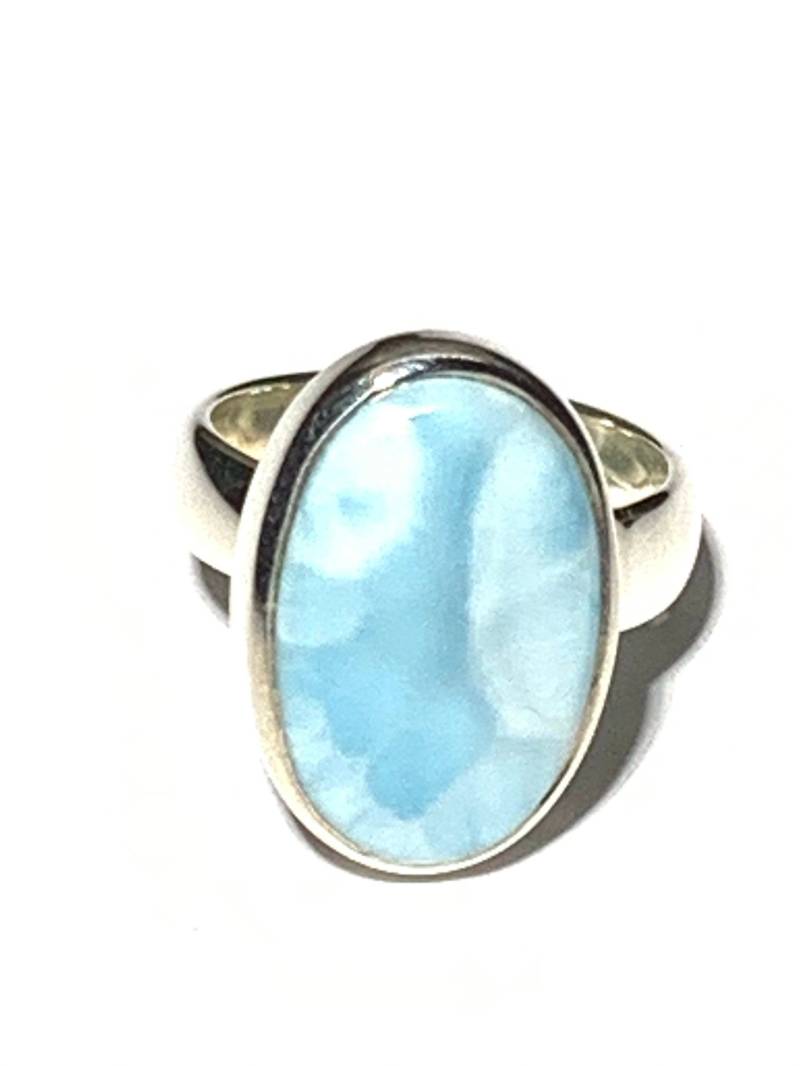 Larimar Sterling Silber Ring von NeetaGupta