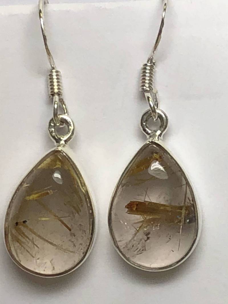 Rutil Sterling Silber Ohrringe von NeetaGupta