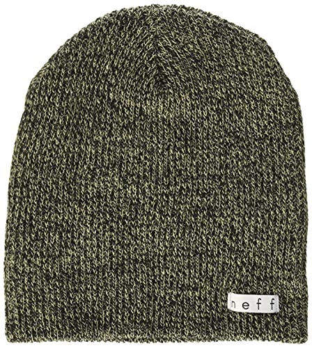 Neff Unisex-Erwachsene Daily Heather Beanie-Mütze, Twill/Schwarz, Einheitsgröße von Neff