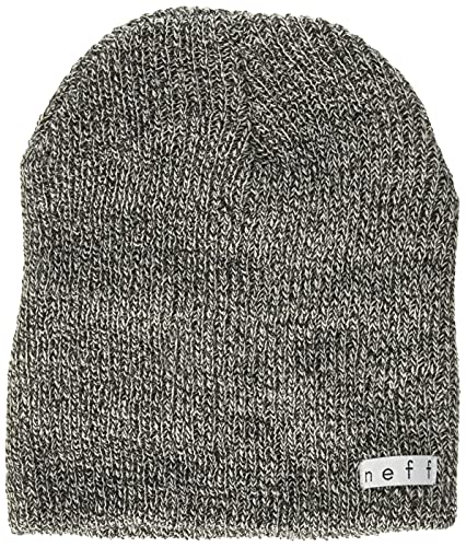 Neff Unisex Daily Heather Beanie-Mütze, Schwarz/Weiß, Einheitsgröße von Neff