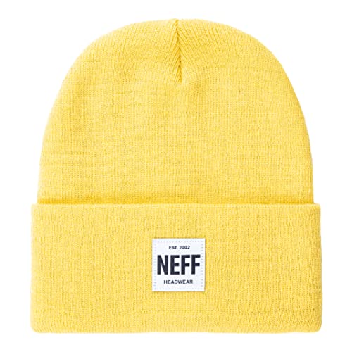 Neff Herren Lawrence Winter Beanie-Mütze, Primrose Gelb, Einheitsgröße von Neff