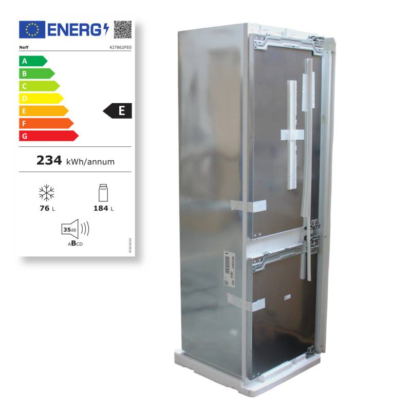 Neff N50 KI7862FE0 Einbau Kühl-Gefrierkombination 54cm breit 260L NoFrost von Neff