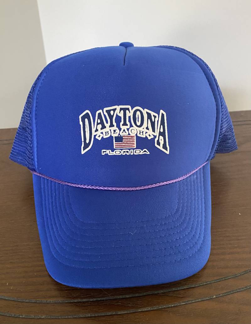 Vintage Daytona Beach Florida Trucker Cap - Snapback Netzrücken Verstellbar von NegativeSideburns