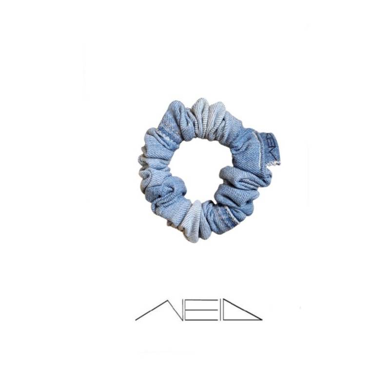 Spring/Summer Scrunchie Hailey Mini/ Upcycled Denim/ Jeans von NeidDesigns