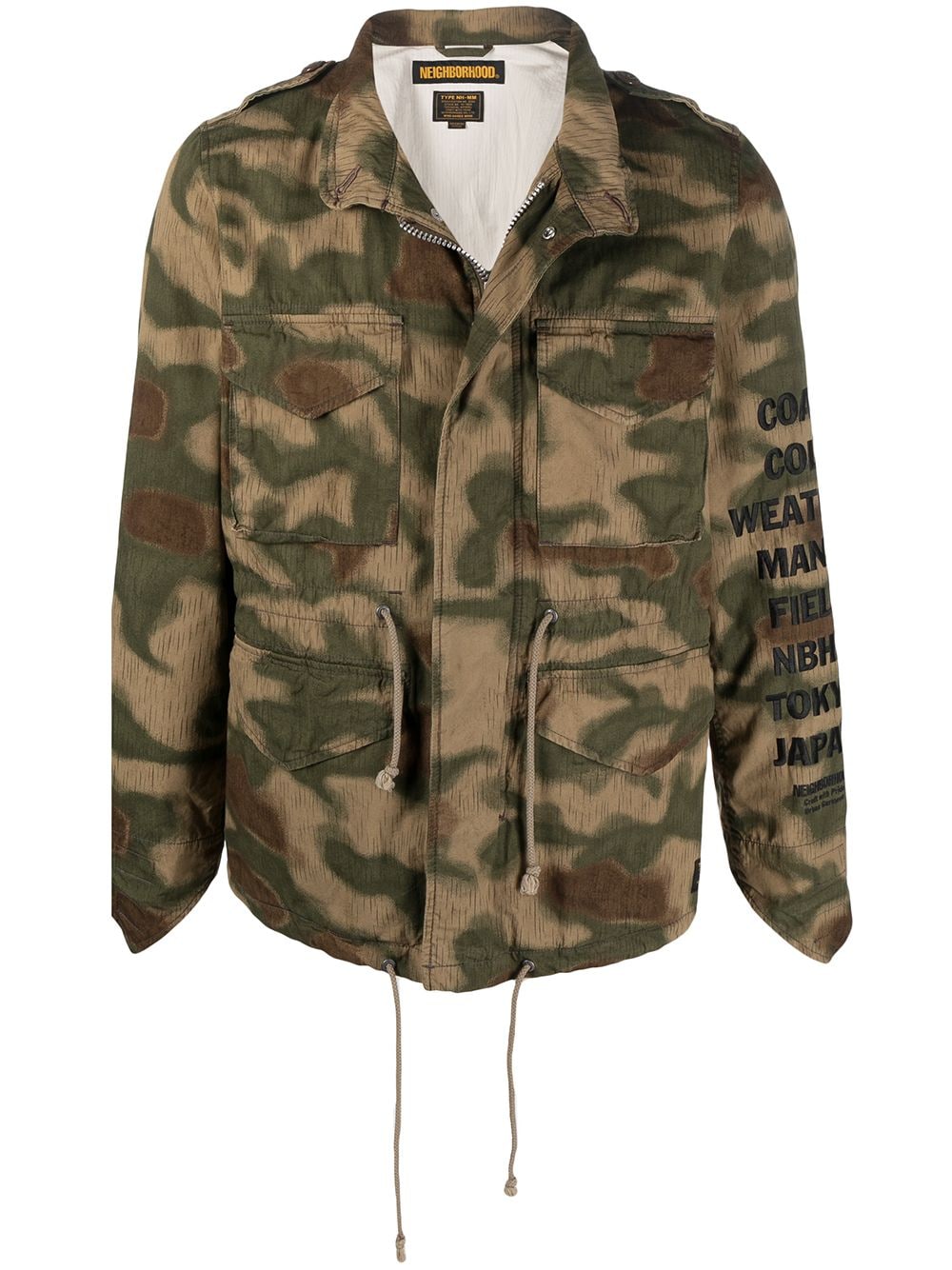 Neighborhood M-65 Jacke mit Camouflage-Print - Grün von Neighborhood