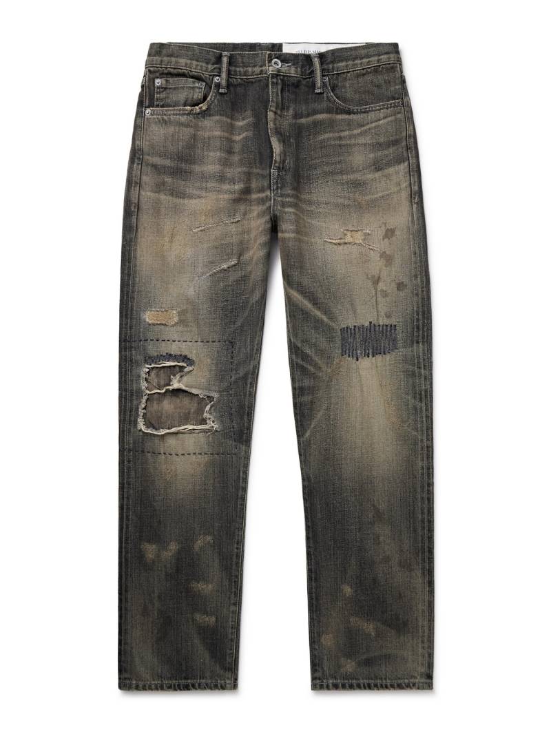 Neighborhood - Savage Slim-Fit Straight-Leg Distressed Selvedge Jeans - Men - Black - M von Neighborhood