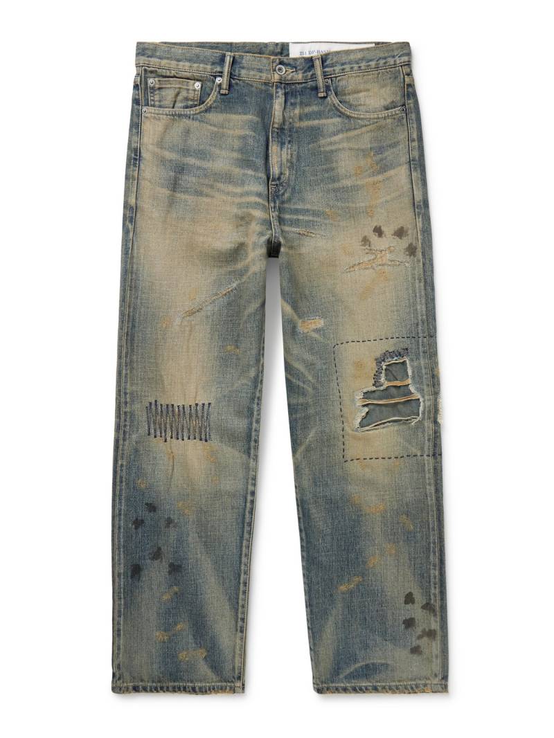 Neighborhood - Savage Straight-Leg Distressed Selvedge Jeans - Men - Blue - L Neighborhood - Savage Straight-Leg Distressed Selvedge Jeans - Men - Blue - L von Neighborhood