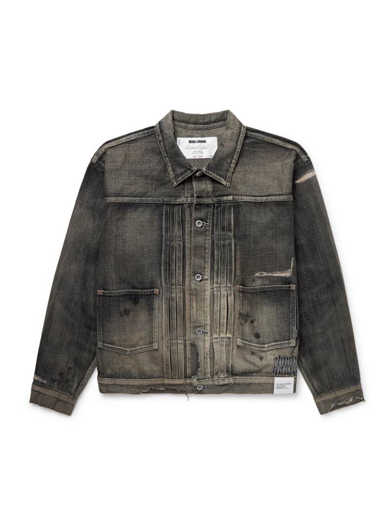 Neighborhood - Savage Type-1 Denim Jacket - Men - Black - M von Neighborhood